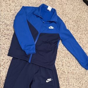 Nike Royal Blue and Navy Colorblock Track Jacket & Pants